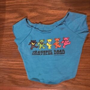 Grateful Dead Pets Teal Shirt with Dancing Bears